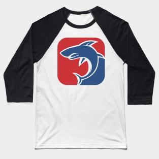 red blue shark Baseball T-Shirt